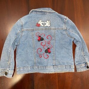 Kids Denim Jacket with Embroidered Design
